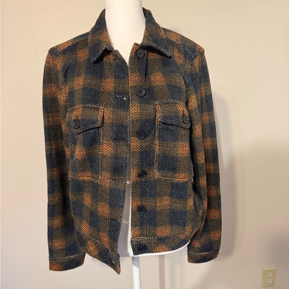 Liverpool Los Angeles Plaid Soft Jacket